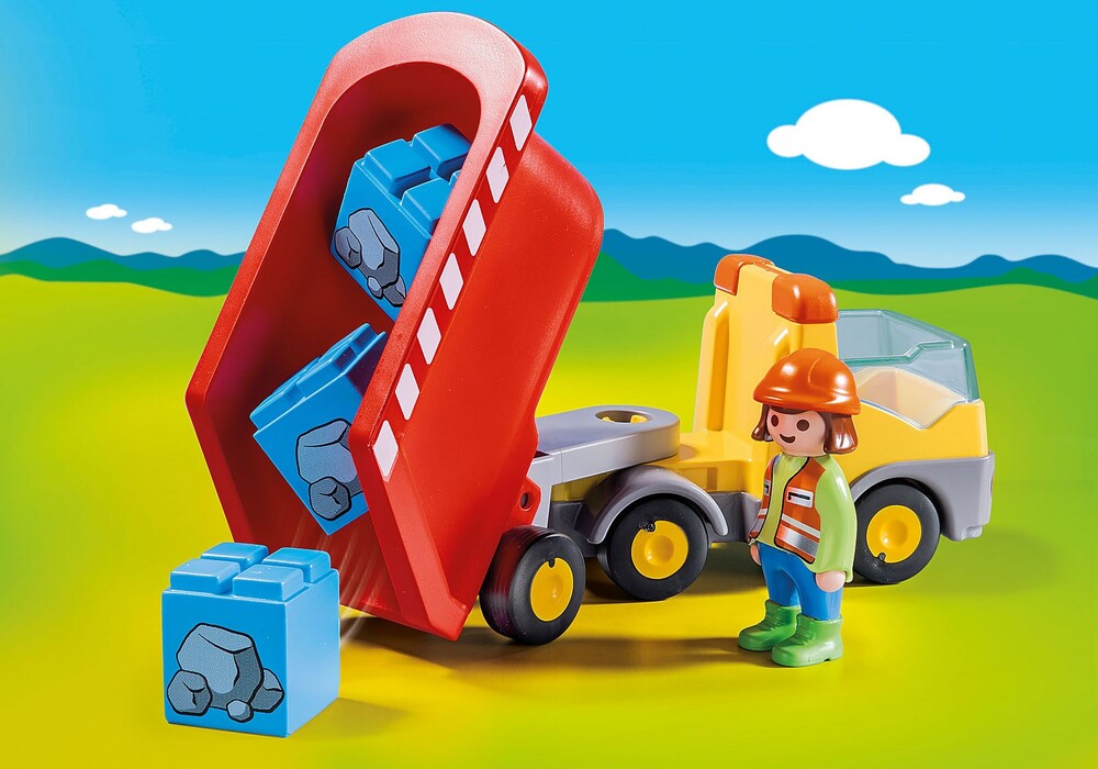 Playmobil 1.2.3 - Dump Truck