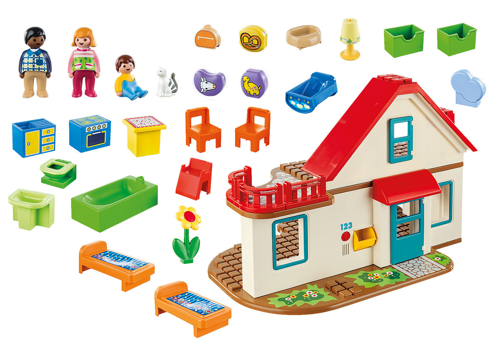 Playmobil 1.2.3 - Family Home