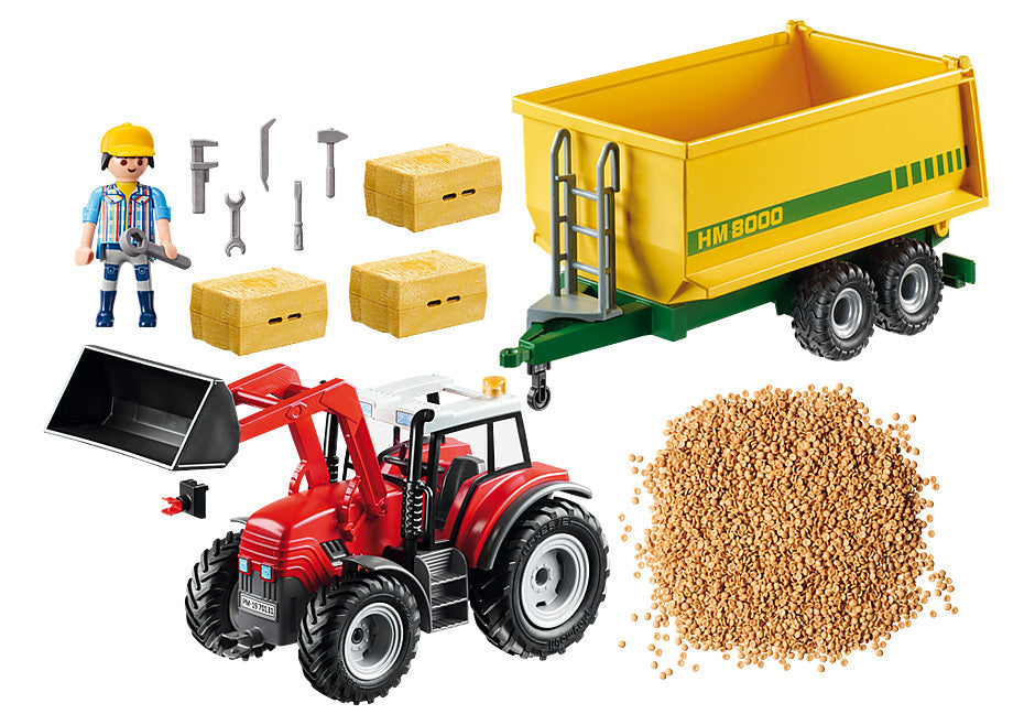 Playmobil Country - Tractor with Feed Trailer