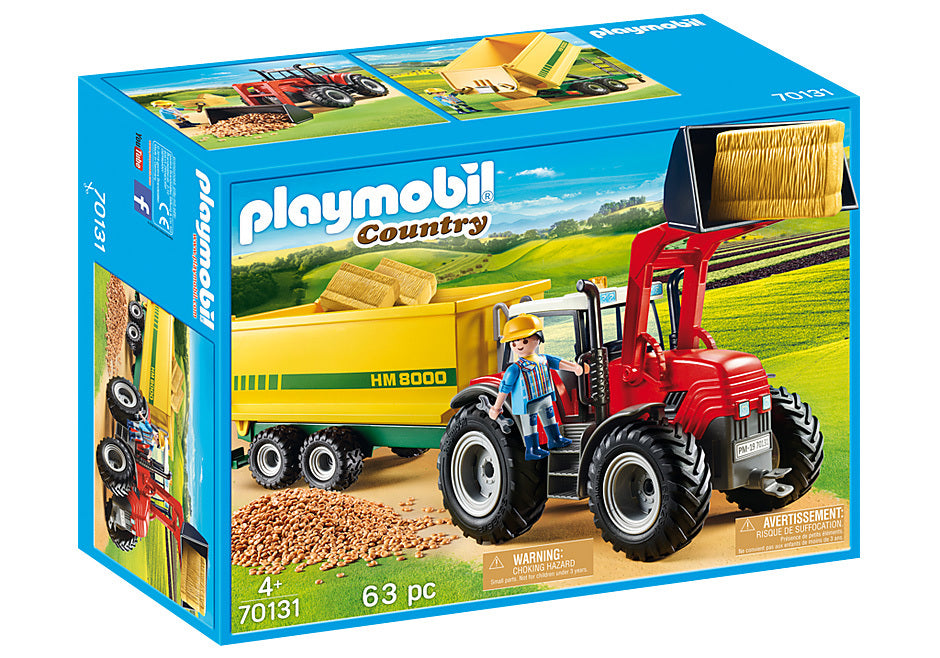 Playmobil Country - Tractor with Feed Trailer