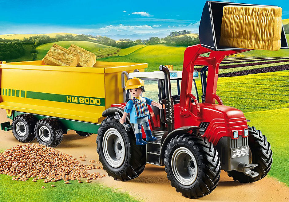 Playmobil Country - Tractor with Feed Trailer