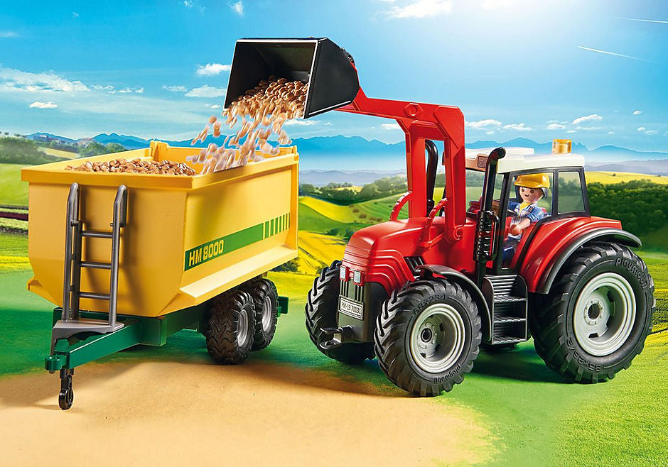 Playmobil Country - Tractor with Feed Trailer
