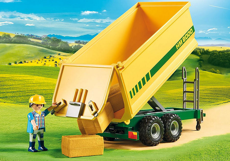 Playmobil Country - Tractor with Feed Trailer