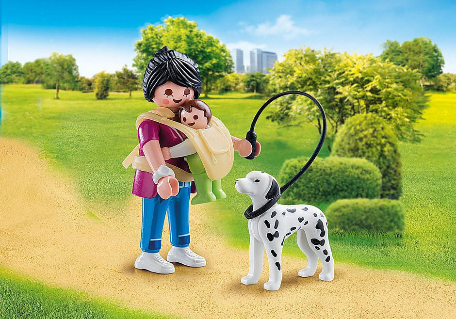 Playmobil Family Fun - Mother with Baby and Dog