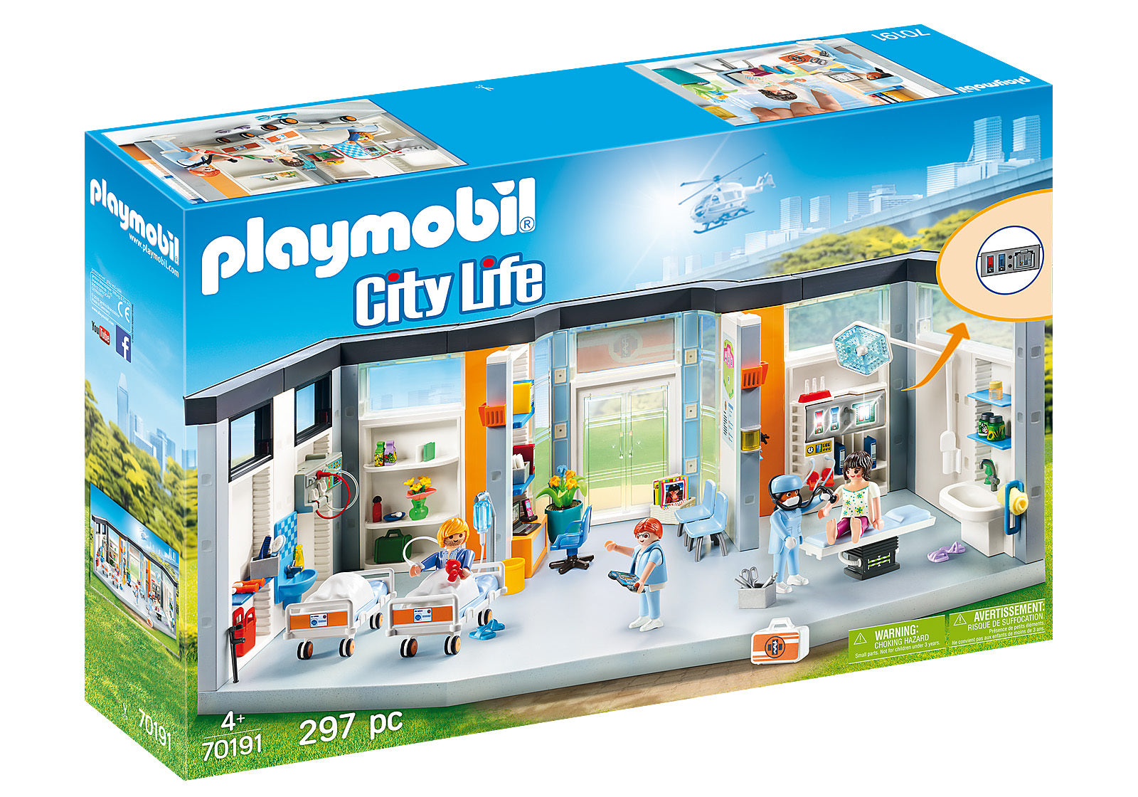 Playmobil City Life - Furnished Hospital Wing