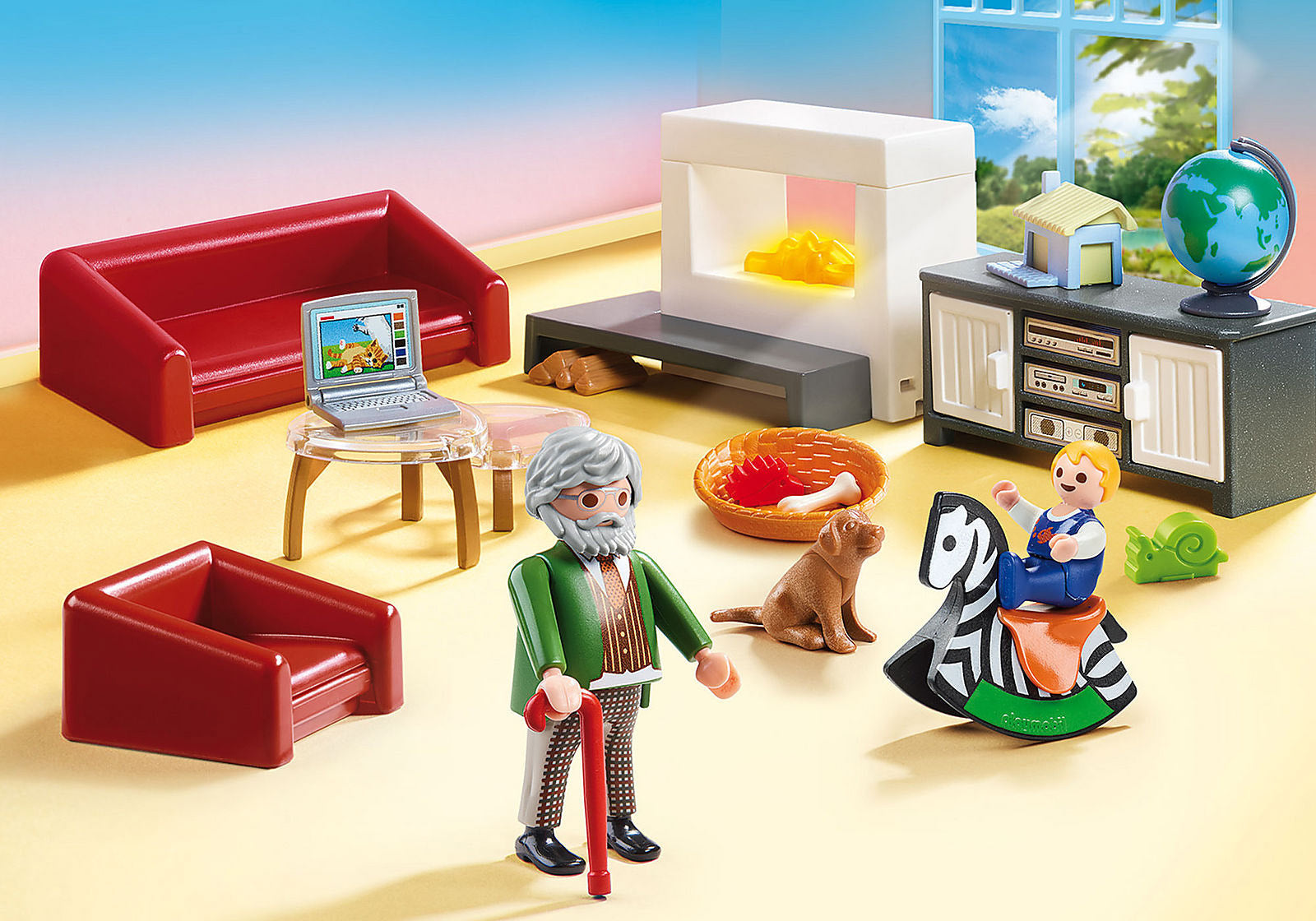 Playmobil Dollhouse - Comfortable Living Room