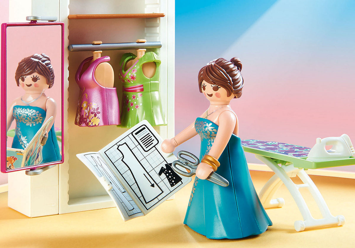 Playmobil Dollhouse - Bedroom with Sewing Corner