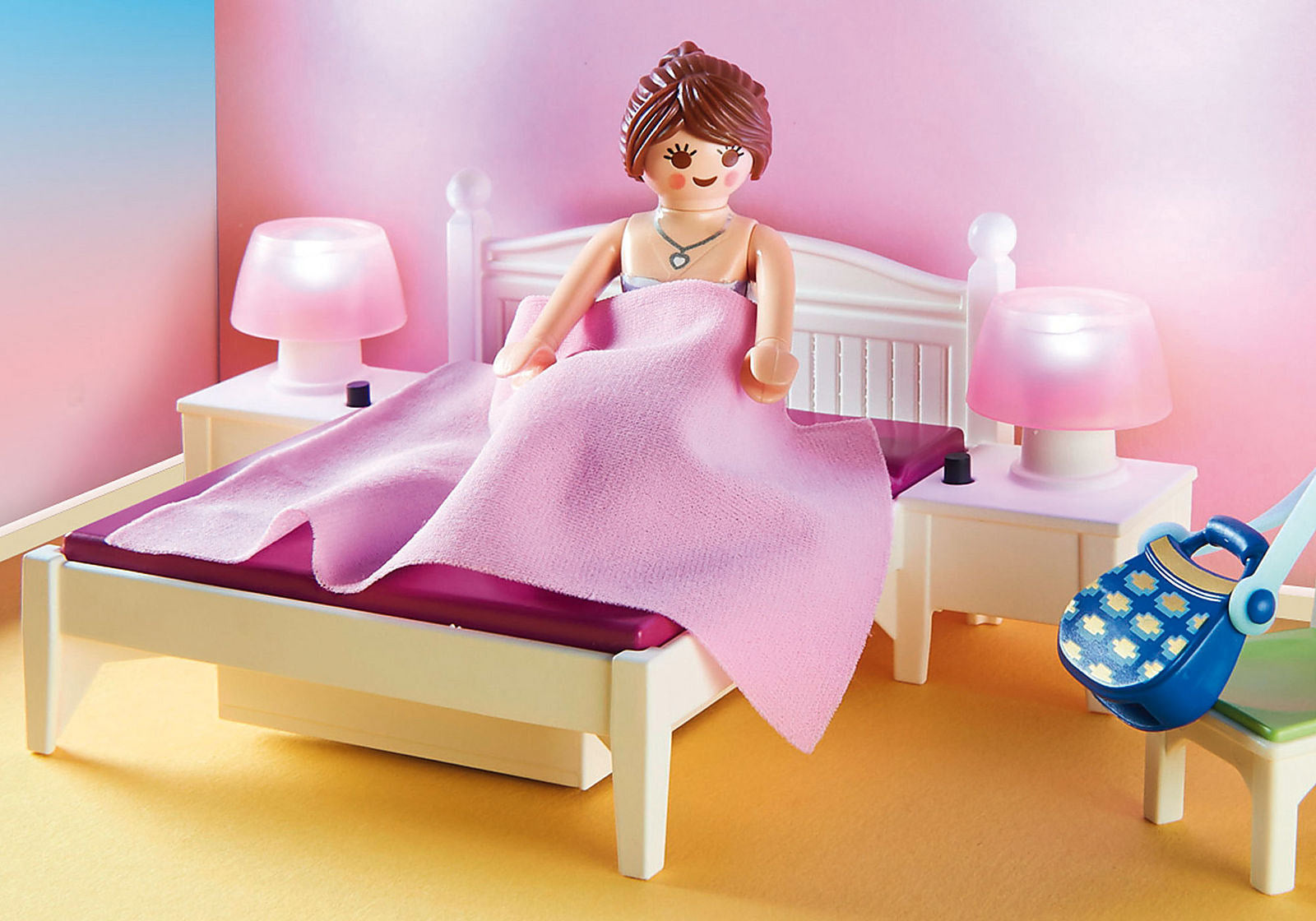Playmobil Dollhouse - Bedroom with Sewing Corner