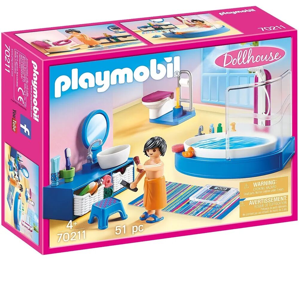 Playmobil Dollhouse - Bathroom with Tub