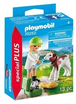 Playmobil Special Plus - Veterinarian with Calf