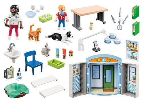 Playmobil City Life - Vet Clinic Play Box
