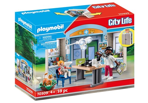 Playmobil City Life - Vet Clinic Play Box