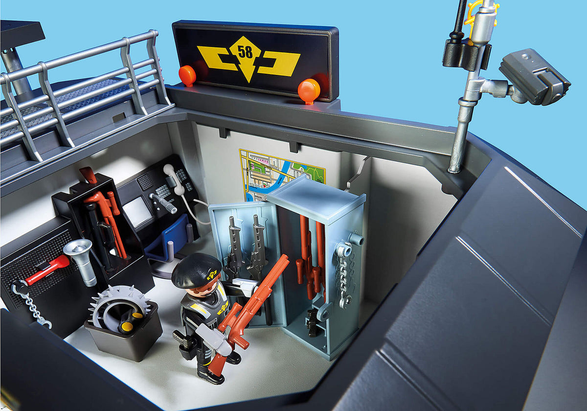 Playmobil City Action - Take Along Tactical Unit Headquarters