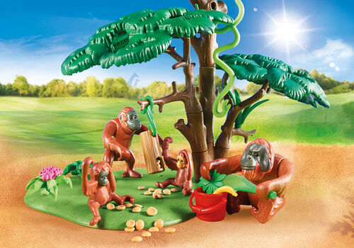 Playmobil Family Fun - Orangutans with Tree