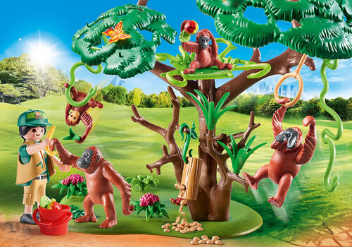 Playmobil Family Fun - Orangutans with Tree