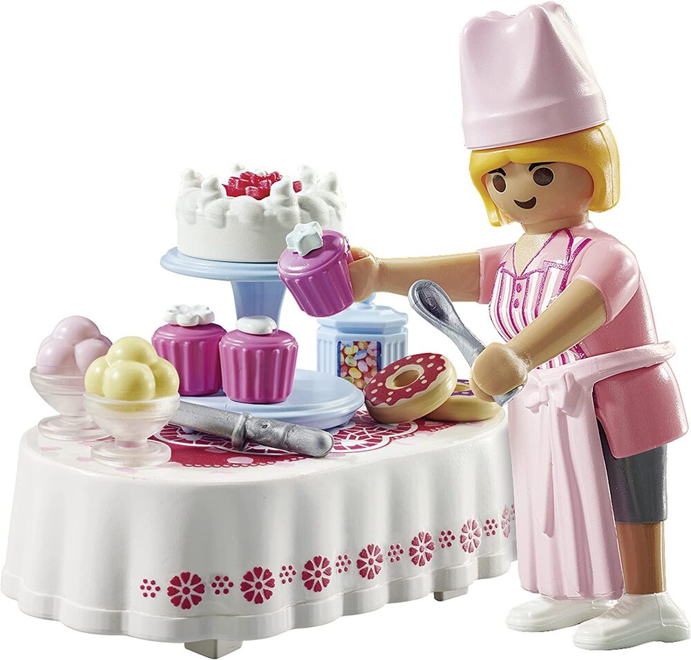 Playmobil Special Plus - Baker with Dessert Table