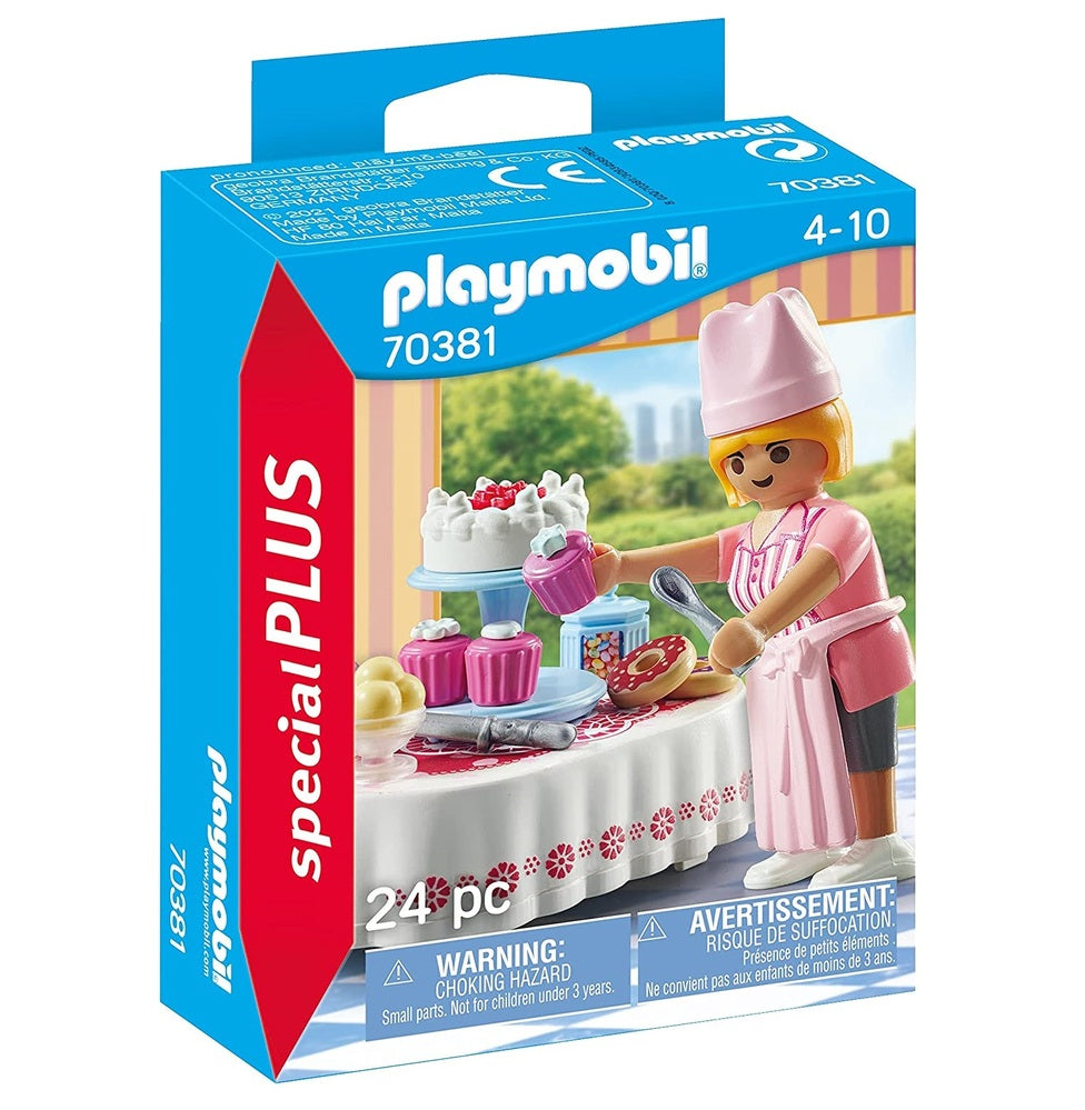 Playmobil Special Plus - Baker with Dessert Table