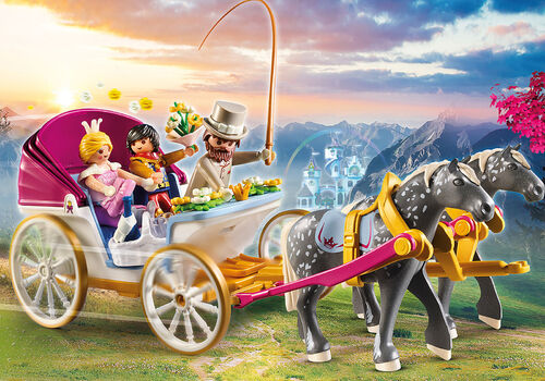 Playmobil Princess - Horse-Drawn Carriage