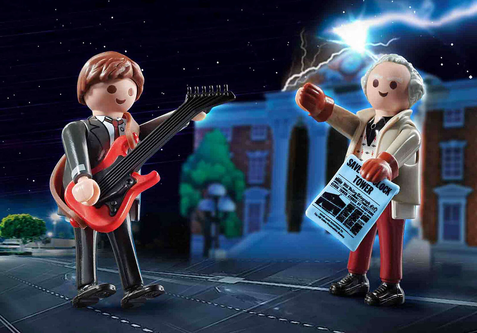 Playmobil Back to the Future - Marty McFly and Dr. Emmett Brown