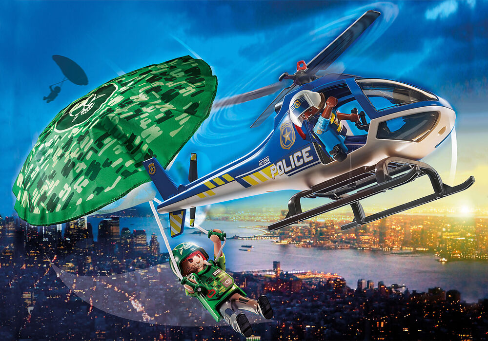 Playmobil City Action - Police Parachute Search