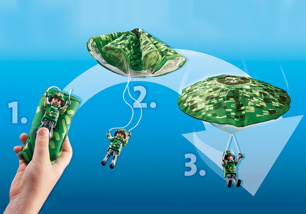 Playmobil City Action - Police Parachute Search