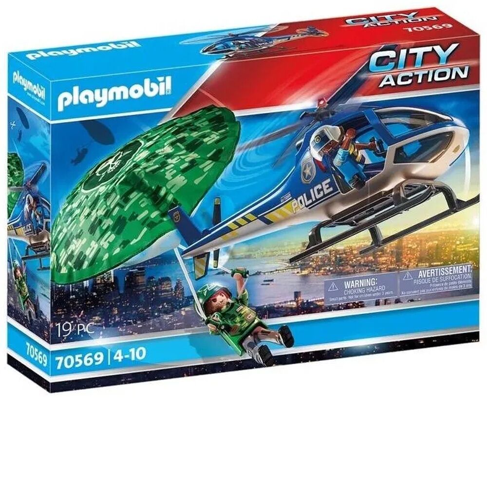 Playmobil City Action - Police Parachute Search