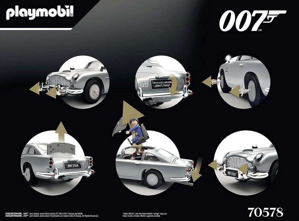 Playmobil James Bond - Aston Martin DB5 Goldfinger Edition