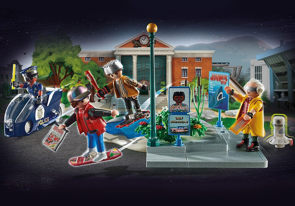 Playmobil Back to the Future - Pursuit With Hoverboard