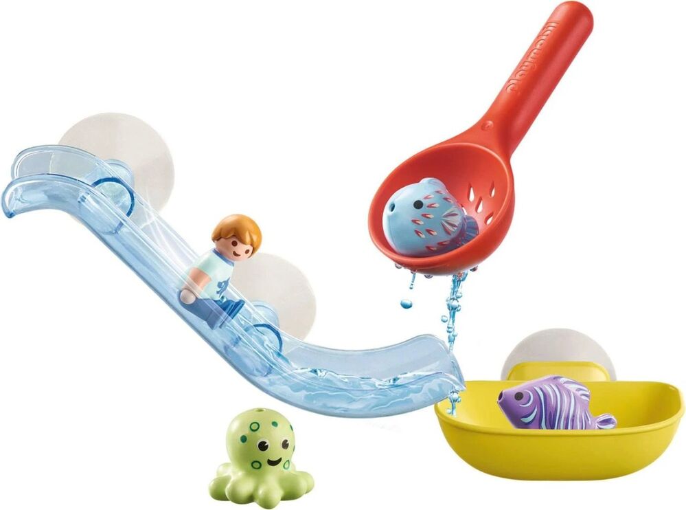 Playmobil 1.2.3 AQUA - Water Slide with Sea Animals