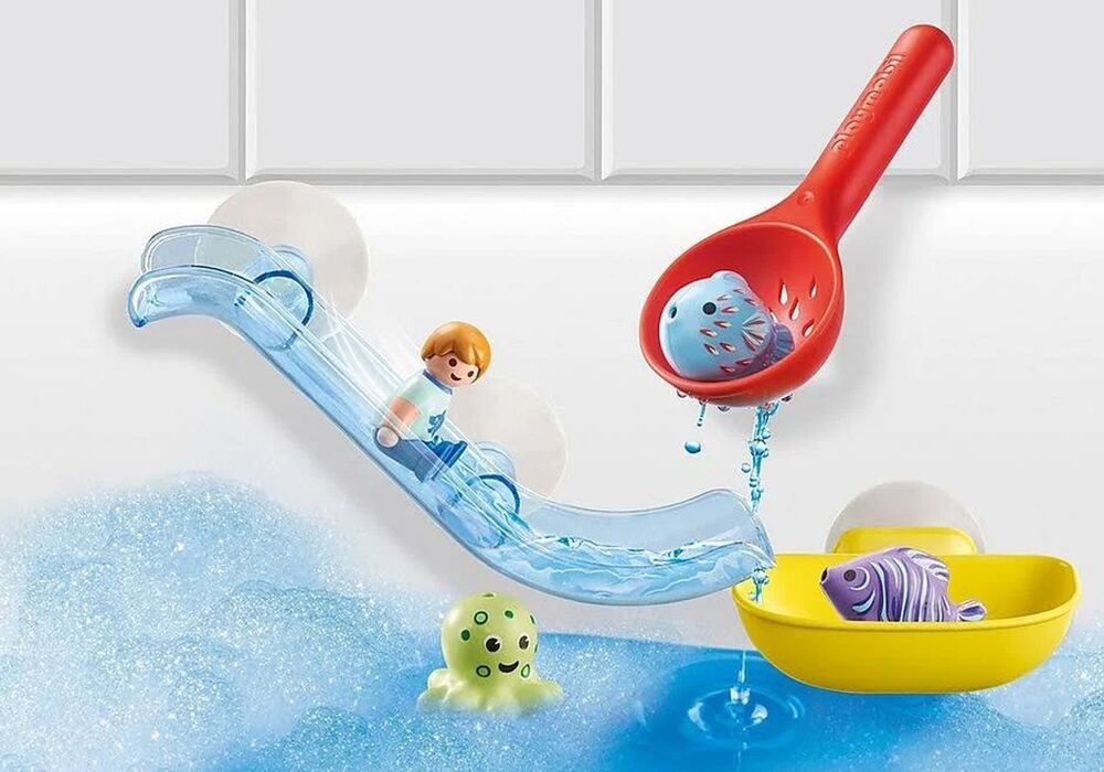 Playmobil 1.2.3 AQUA - Water Slide with Sea Animals