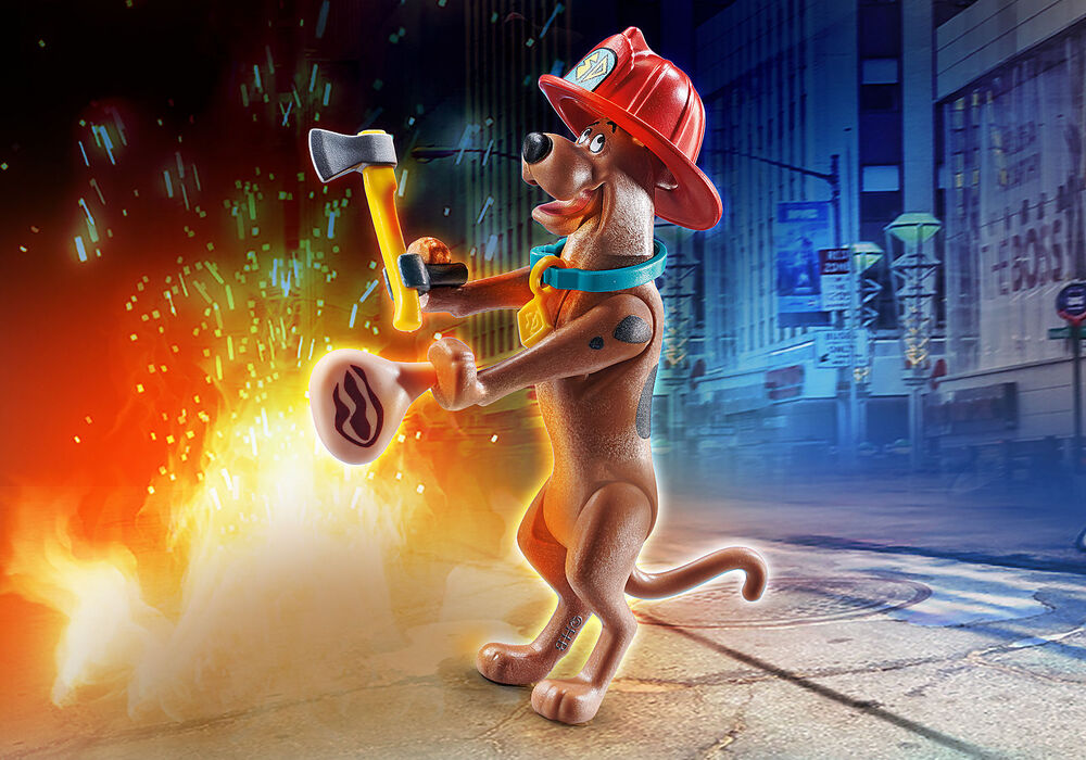 Playmobil Scooby-Doo - Collectible Figure Firefighter