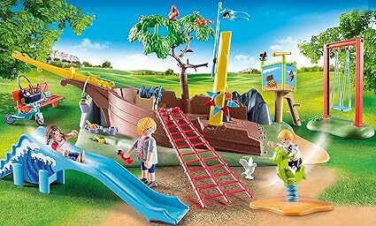 Playmobil City Life - Playground Adventure with Wreck