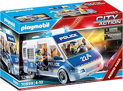 Playmobil City Action - Police Van with Lights and Sound