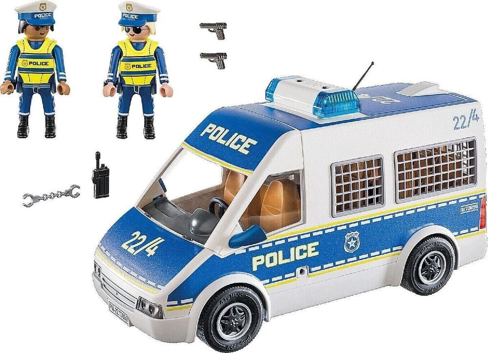 Playmobil City Action - Police Van with Lights and Sound
