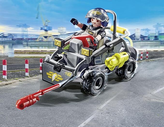 Playmobil City Action - Tactical Unit: Multi-Terrain Quad