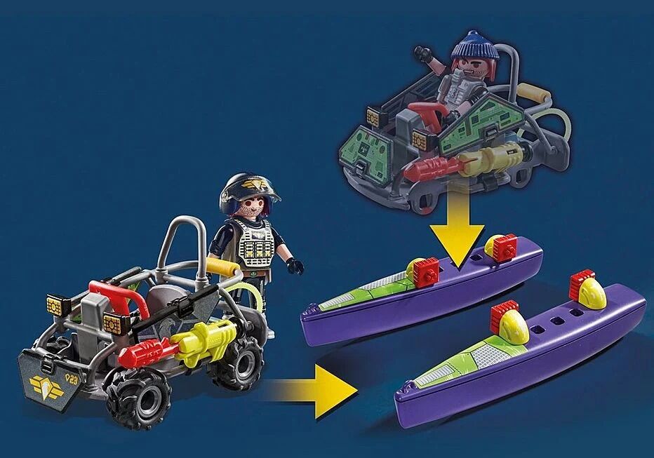 Playmobil City Action - Tactical Unit: Multi-Terrain Quad