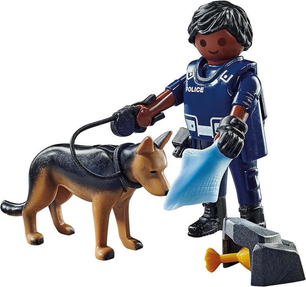 Playmobil Special Plus - Policeman with Sniffer Dog