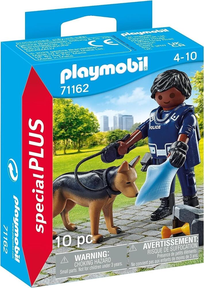 Playmobil Special Plus - Policeman with Sniffer Dog