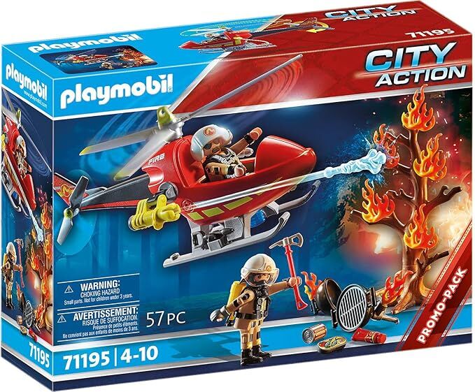 Playmobil City Action - Fire Rescue Helicopter