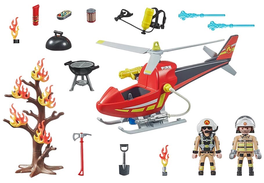 Playmobil City Action - Fire Rescue Helicopter
