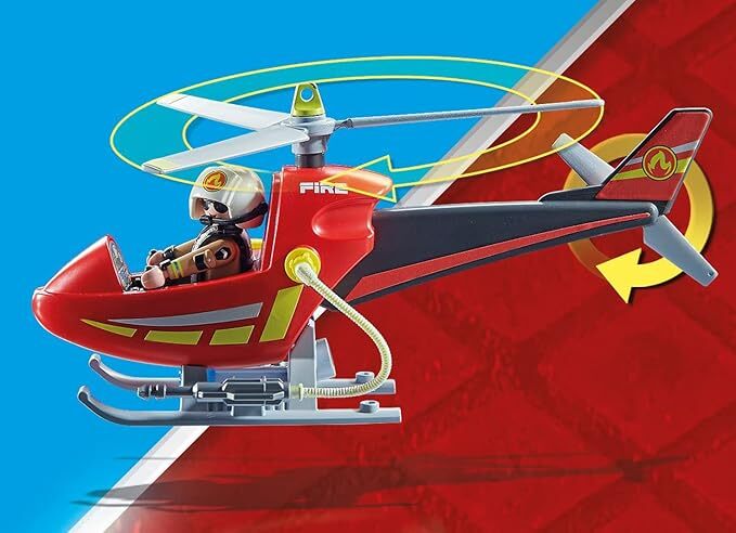 Playmobil City Action - Fire Rescue Helicopter