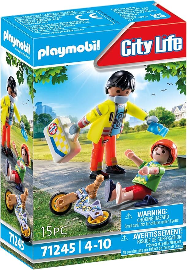 Playmobil City Life - Paramedic with Patient