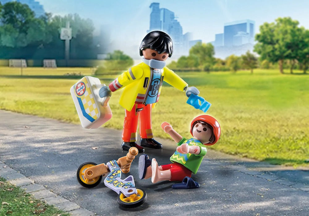 Playmobil City Life - Paramedic with Patient