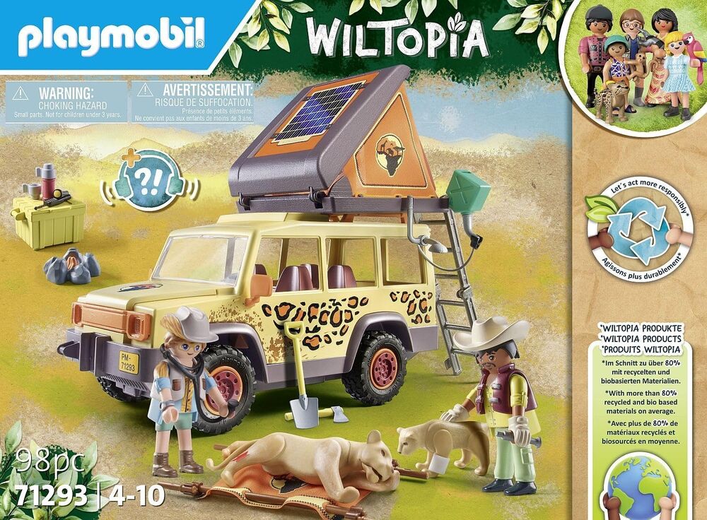 Playmobil Wiltopia - Cross-Country Vehicle with Lions