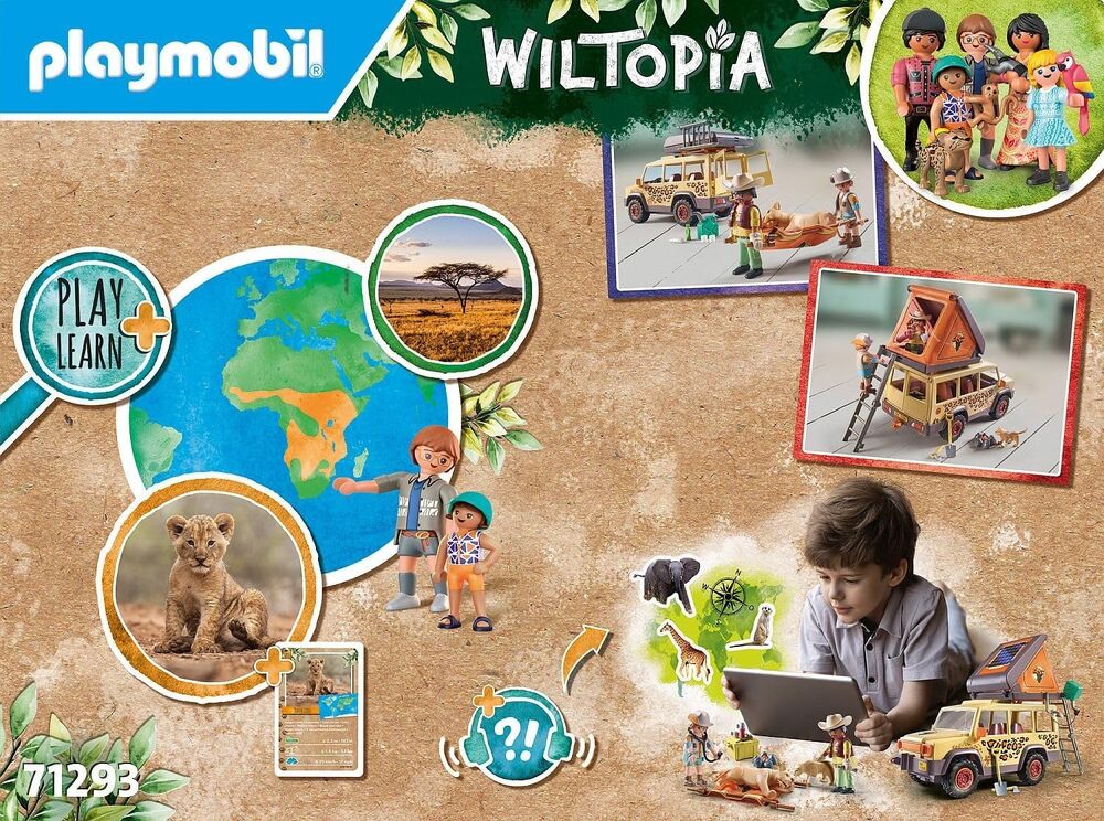 Playmobil Wiltopia - Cross-Country Vehicle with Lions