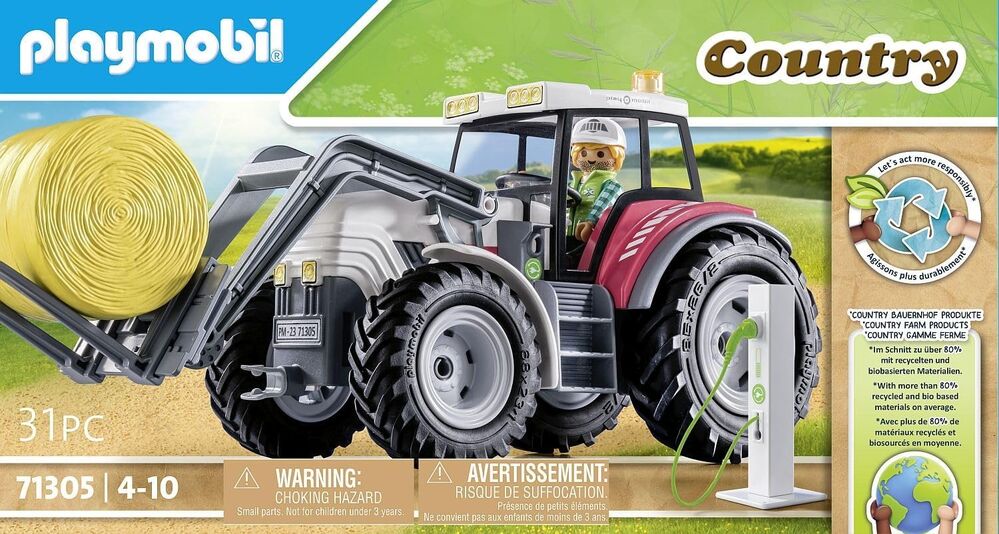 Playmobil Wiltopia - Large Tractor with Accessories