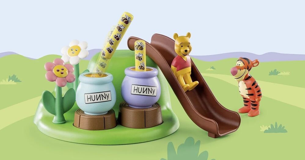 Playmobil JUNIOR & Disney: Winnie the Pooh's & Tigger's Bee Garden