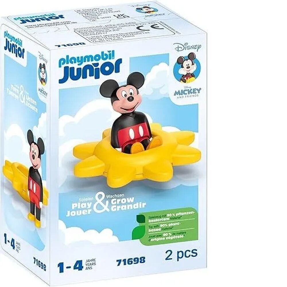 Playmobil JUNIOR & Disney: Mickey Mouse's Spinning Sun with Rattle Feature