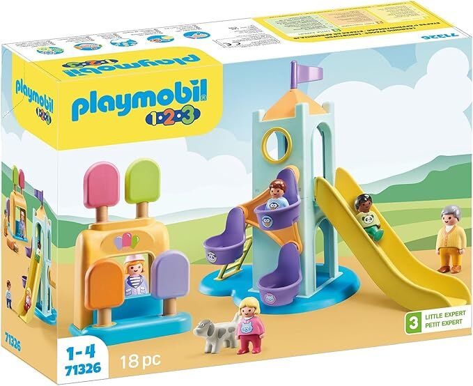Playmobil 1.2.3 - Adventure Tower with Ice Cream Booth