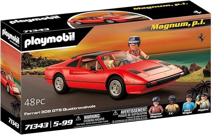 Playmobil Magnum P.I. - Ferrari 308 GTS Quattrovalvole